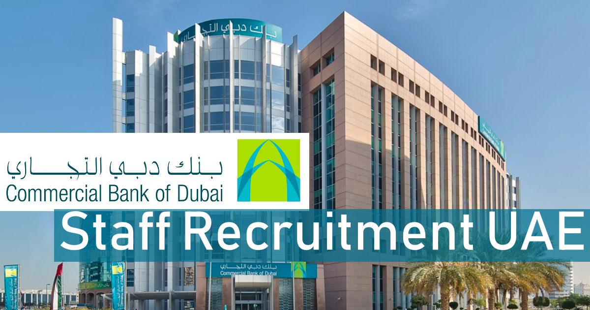 Commercial Bank of Dubai Careers 2023