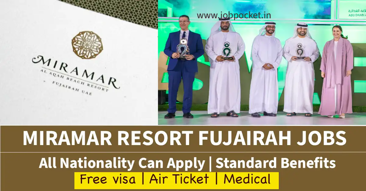 Miramar Al Aqa Beach Resort Careers 2023 | Latest Dubai Jobs | Don't Miss This Opportunity