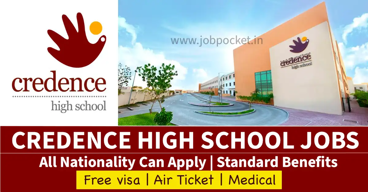 Credence High School Careers 2023 | School Jobs In UAE | Urgent Requirements