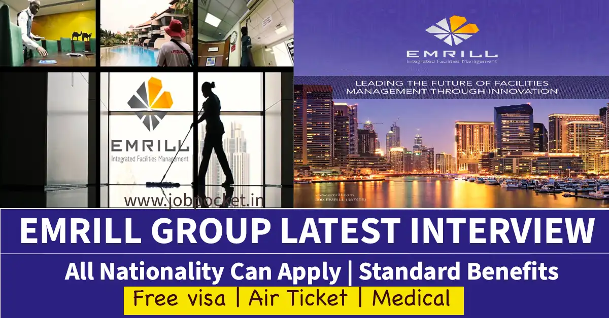 Emrill Services LLC Careers 2023 | Walk In Interview In Dubai