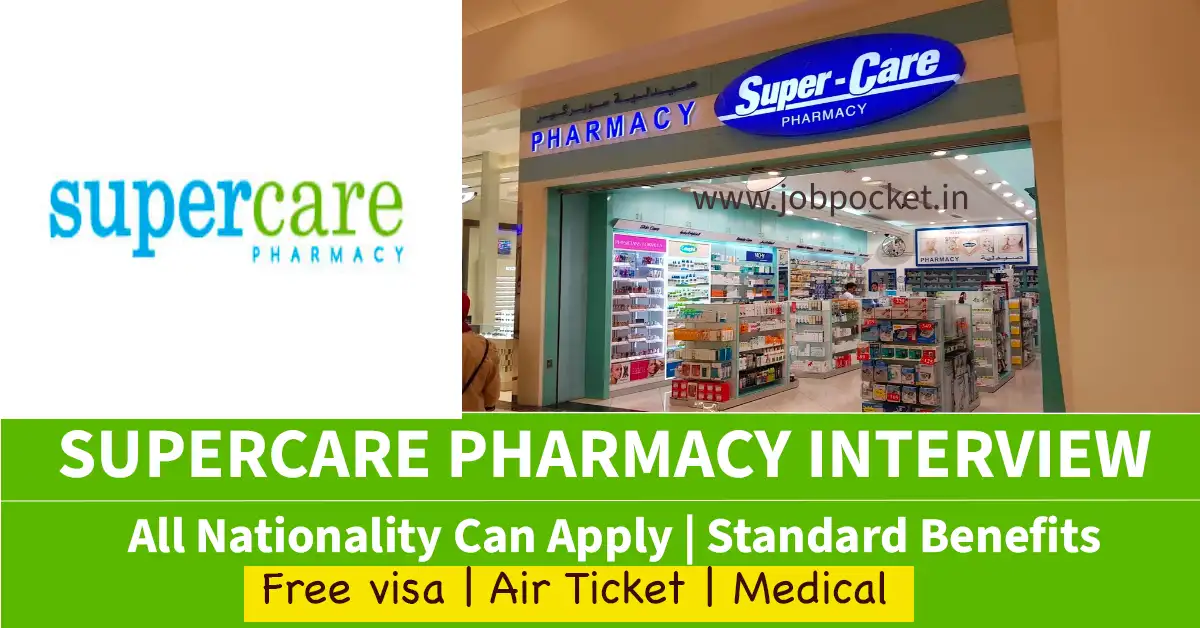 Supercare Pharmacy Careers 2023 | Dubai Walk In Interview | Don't Miss This Opportunity