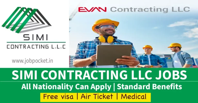 SIMI Contracting LLC Careers 2023 | Latest Gulf Jobs | Urgent Requirements