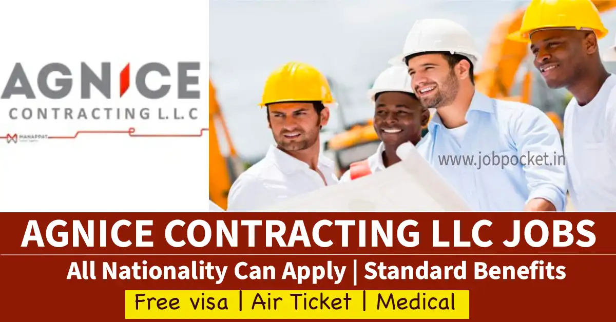 Agnice Contracting Job Vacancies