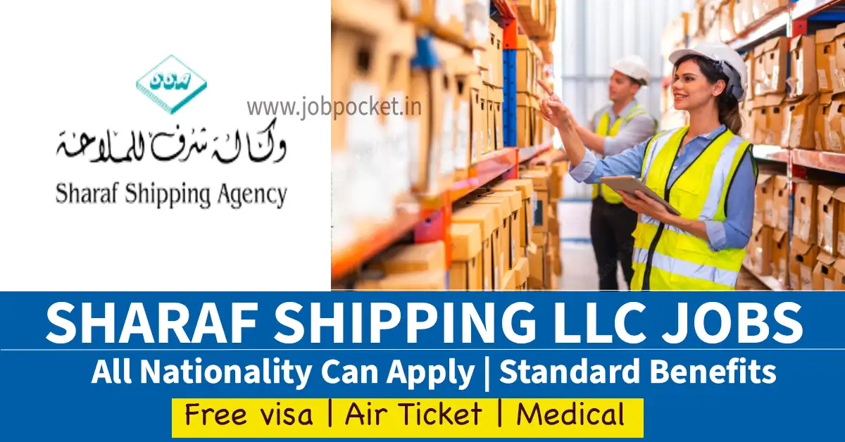 Job Opportunities at Sharaf Shipping Agency