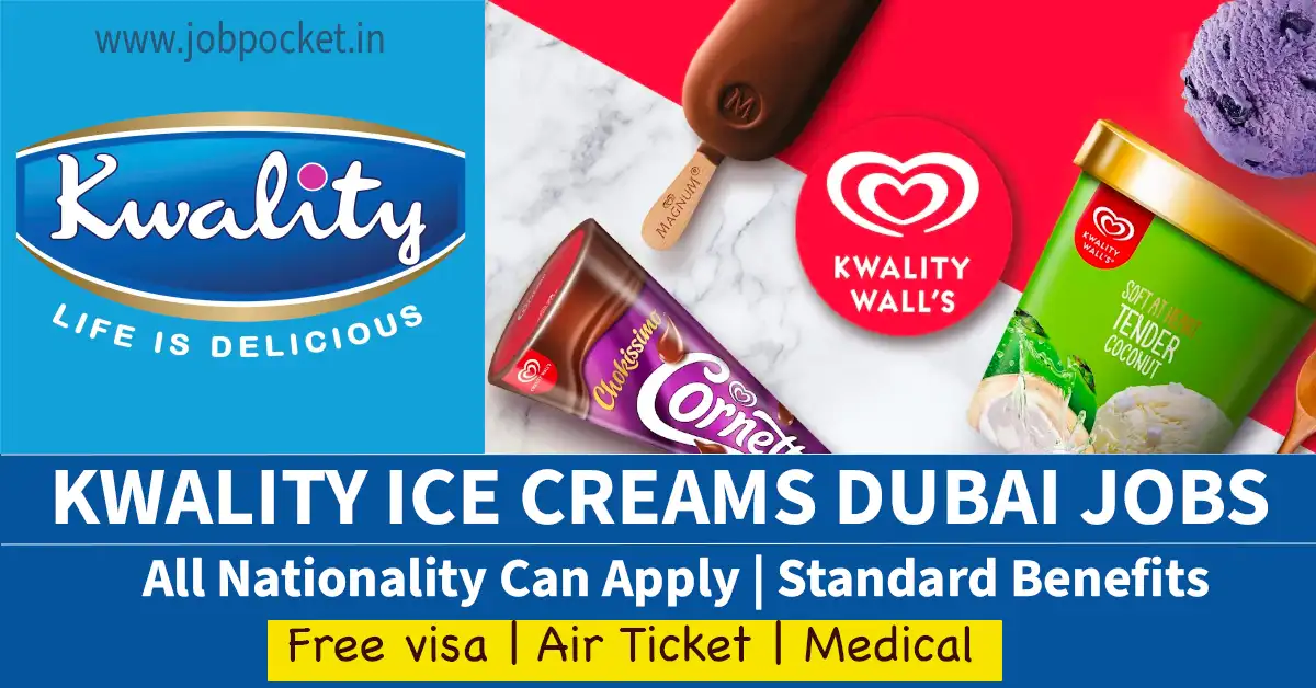 Kwality Ice Creams Dubai Job